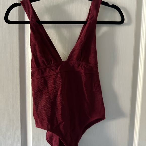 Sezane Other - Sezane x Ysé burgundy one piece swimsuit US 4